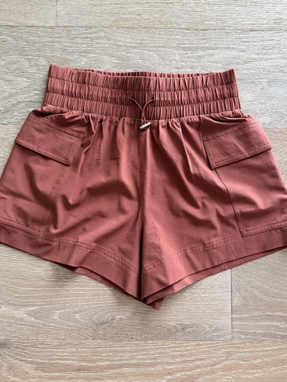ABERCROMBIE & FITCH Shorts with Pockets Brick Color Size XS